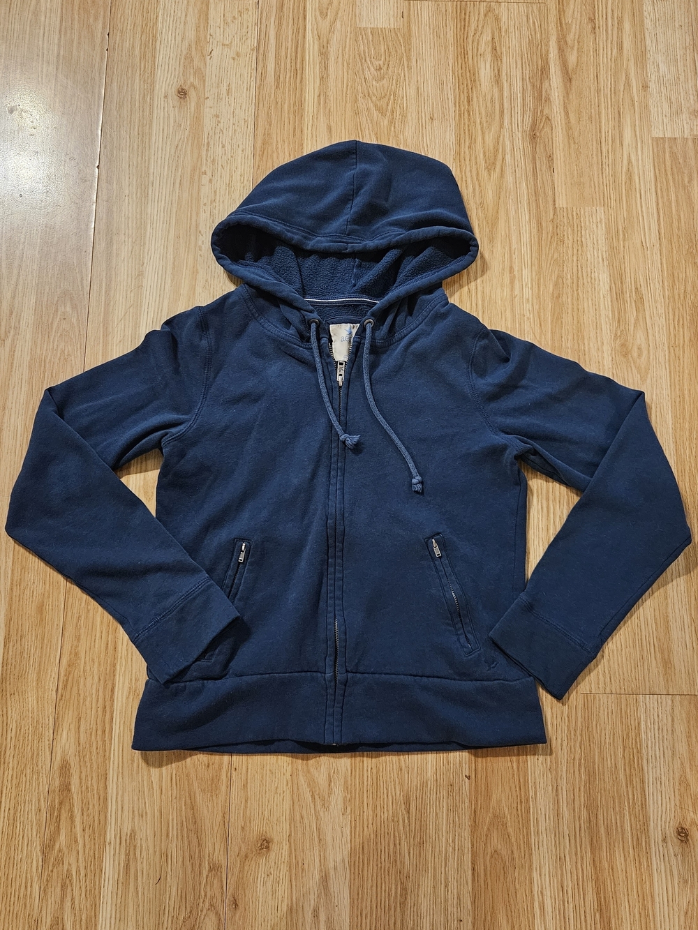Aerie Dark Blue Full-Zip Sweater Hoodie Size M
